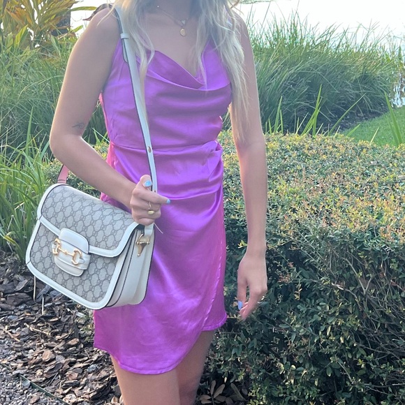 Arezo Cowl Wrap Dress in Purple- Revolve - Superdown: XS - Picture 5 of 10